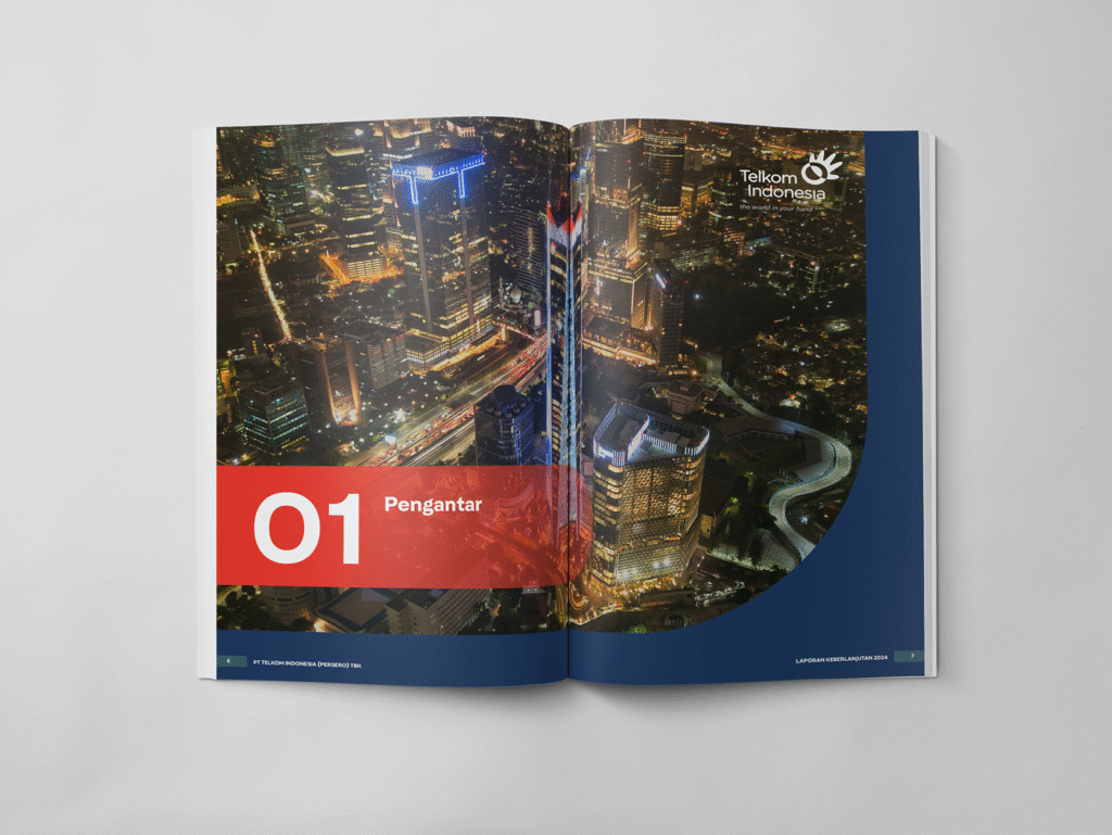 jasa desain sustainability report alam sutera