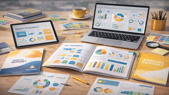 Jasa Annual Report Infografis Jakarta