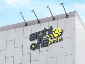 Logo padel model rounded