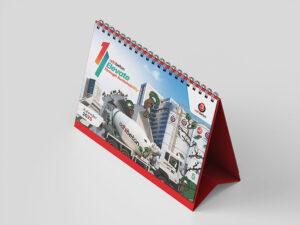 desain kalender duduk