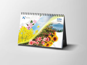 desain kalender duduk