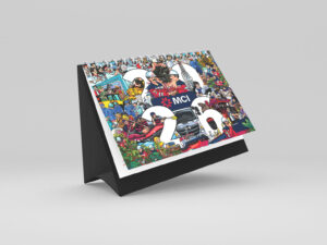 desain kalender duduk
