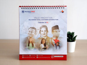 desain kalender duduk