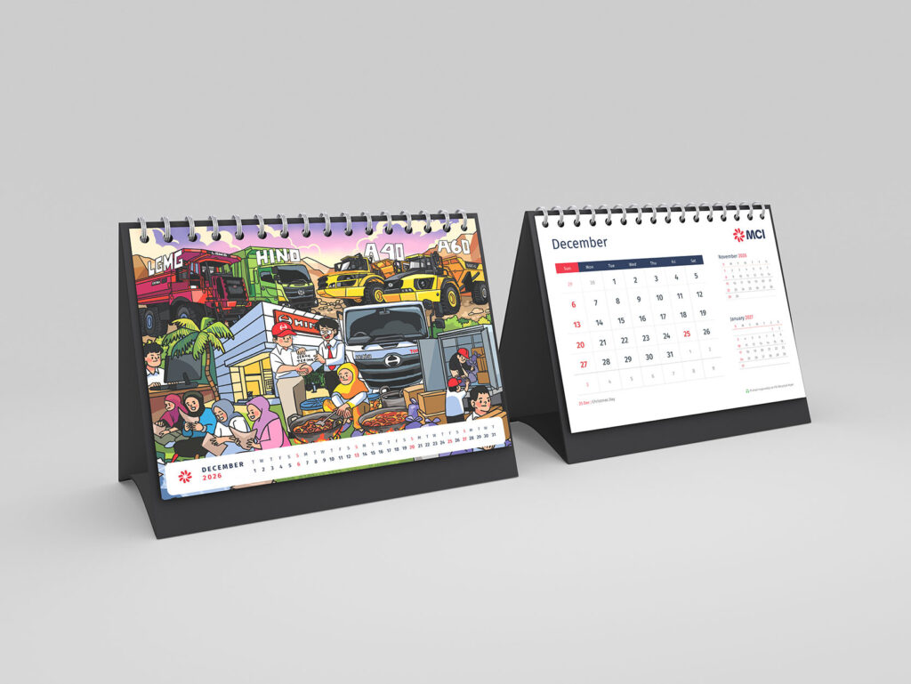 Desain Kalender Eksklusif: Elemen yang Membuatnya Terlihat Premium