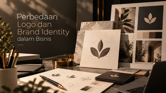 perbedaan logo dan brand identity
